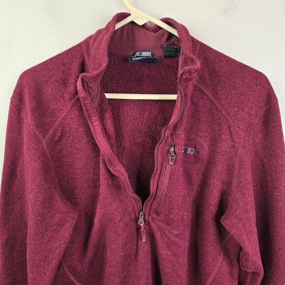 Marmot Mens Long Sleeve Mock Neck 1/4 Zip Pullover Medium - Picture 3 of 10